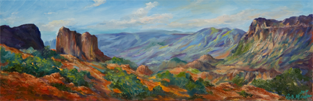 Big Bend by artist Ruth Meaders